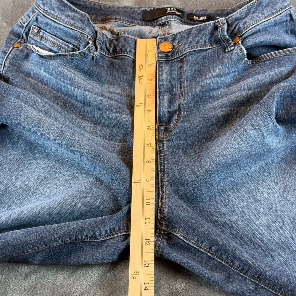 1822 Women's‎ Jeans Size 16W Adrianna Skinny - Picture 7 of 10